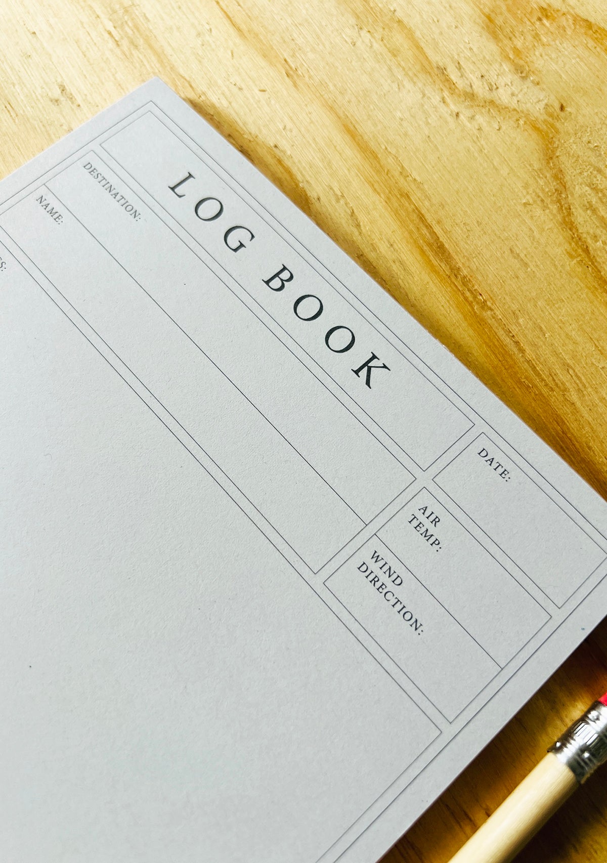 Notizblöcke - Log Book