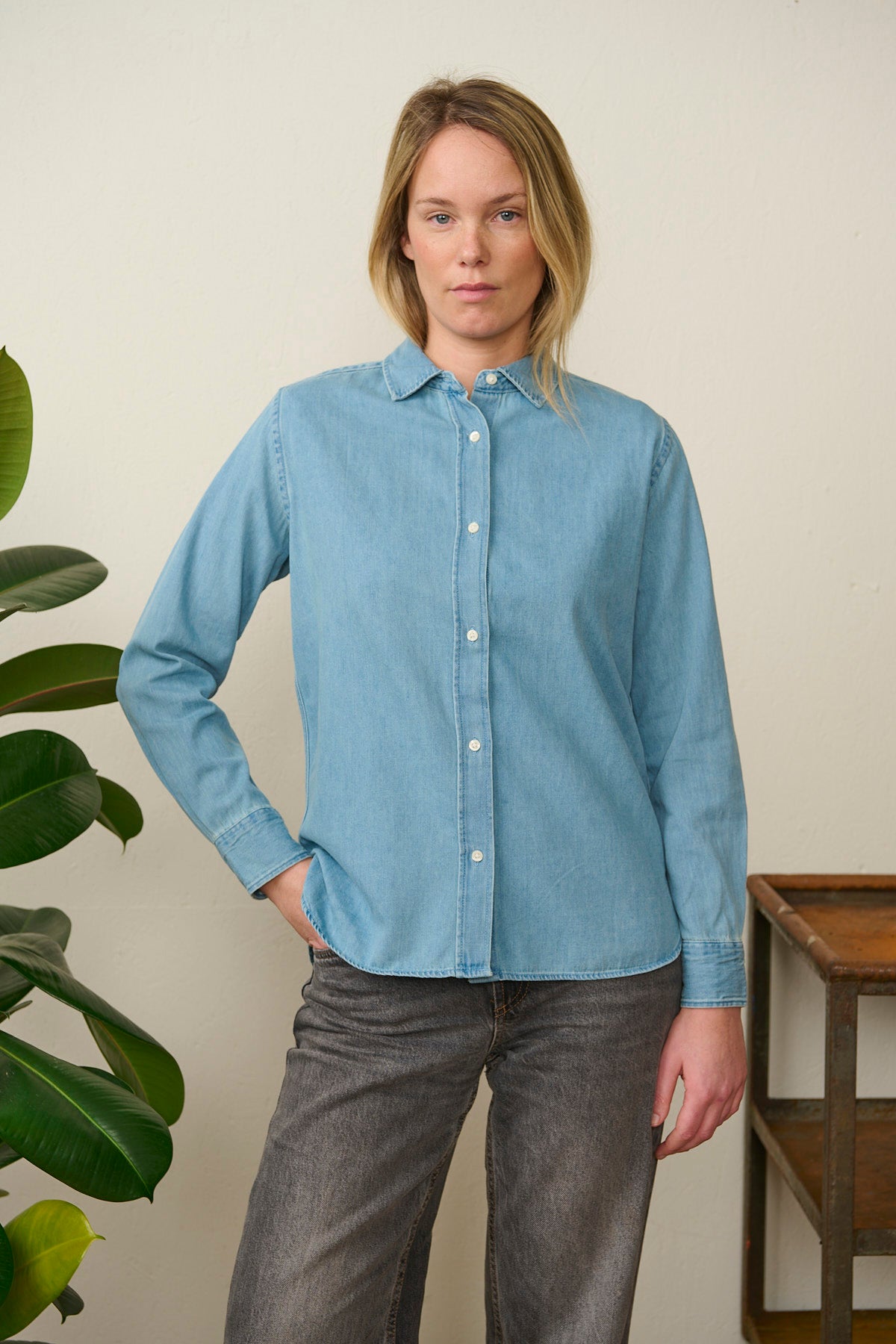 Denim Shirt - Light Wash