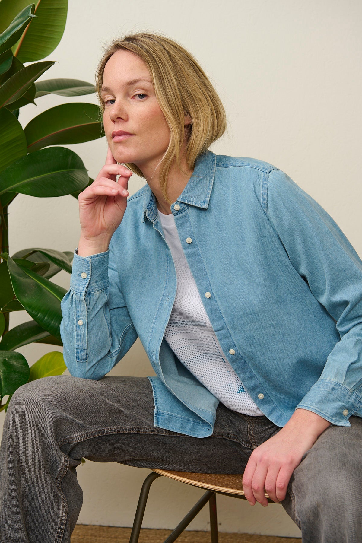 Denim Shirt - Light Wash