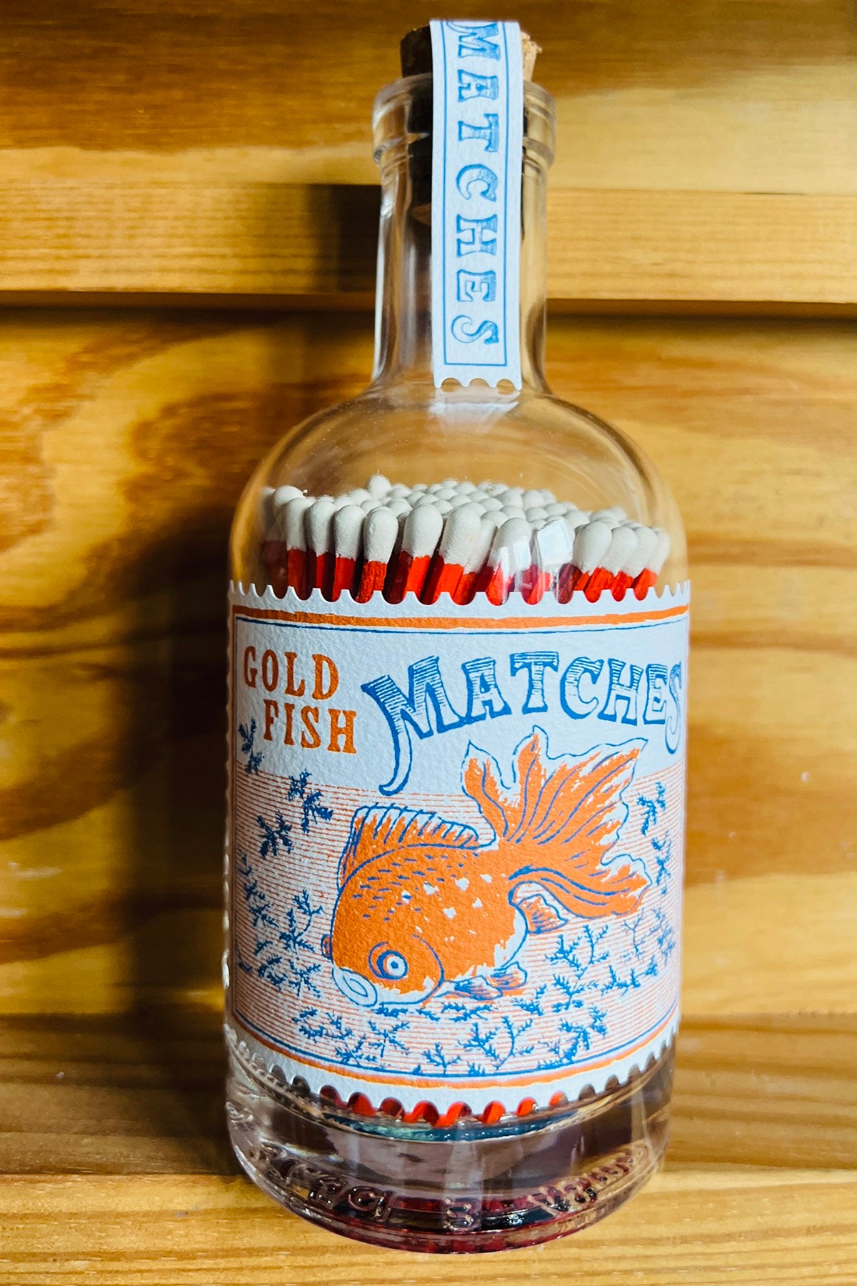 Matchbottle "Goldfish"