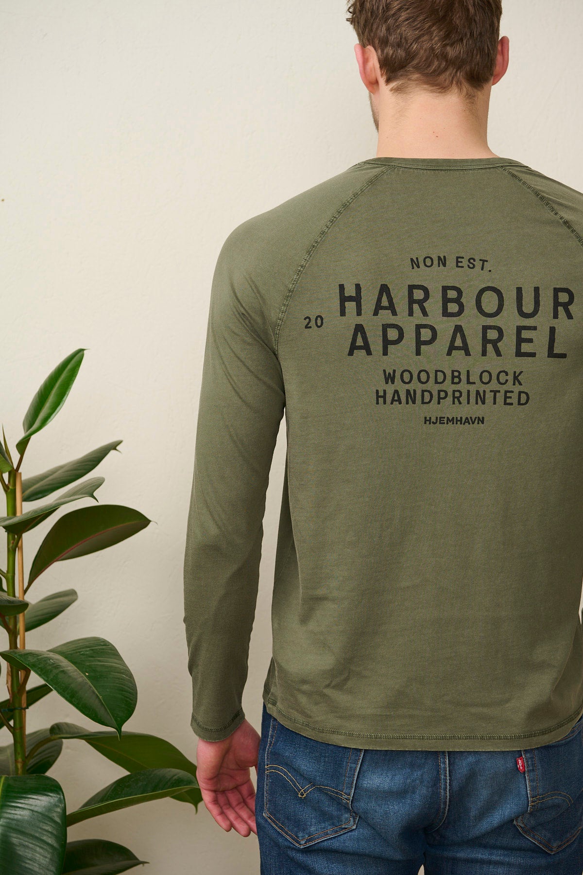 Vintage Long Sleeve Tee "Harbour Apparel"