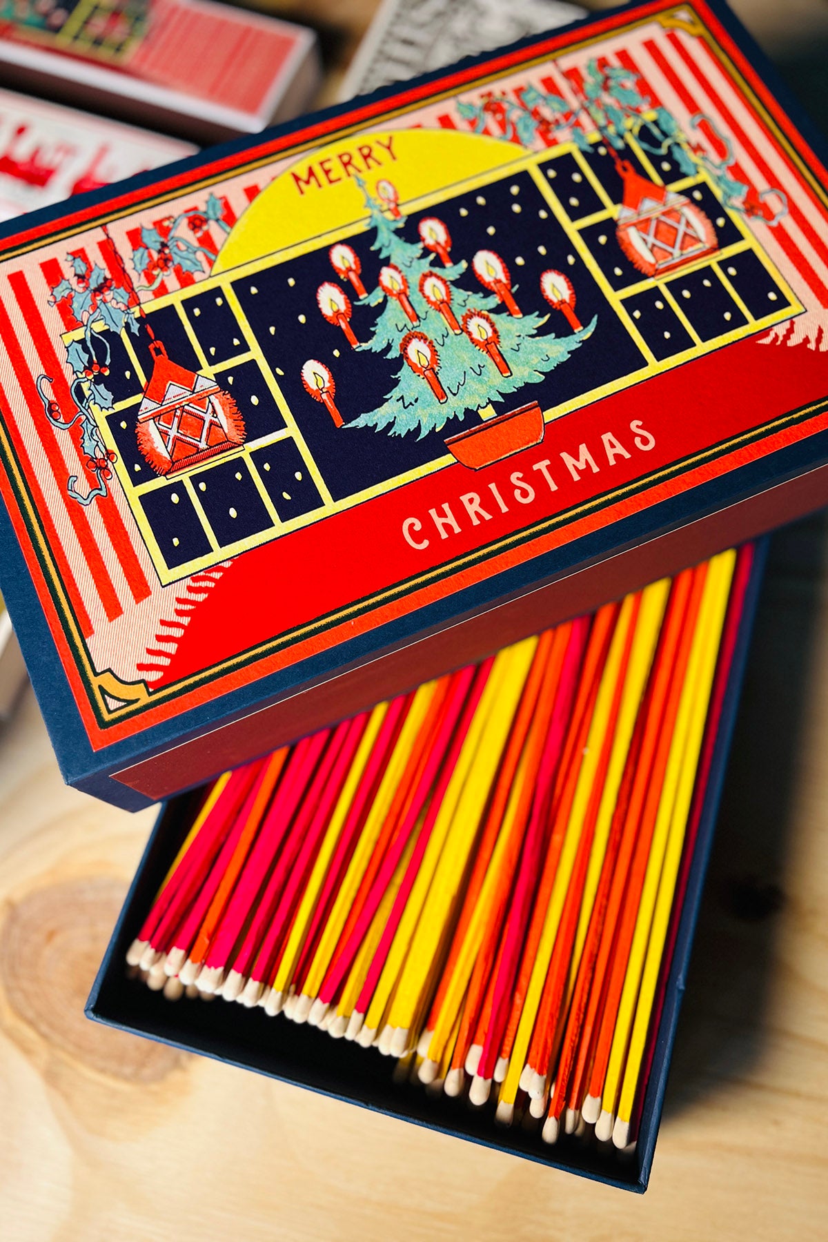 Giant Matchbox "Christmas Window"